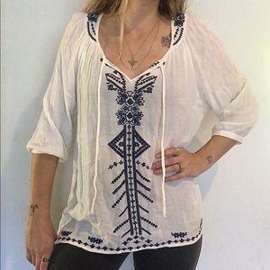 Embroidered blouse